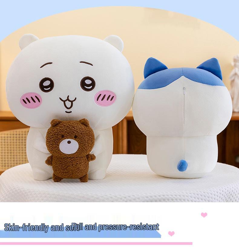 Chiikawa Usagi Self-Deprecating Bear Plush Toy Pillow Doll