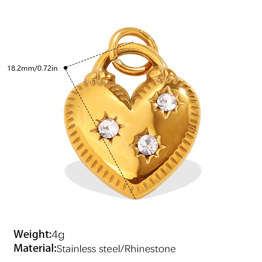 Luxurious Rhinestone Lock Pendant for Women – Unique and Versatile Jewelry Accessory