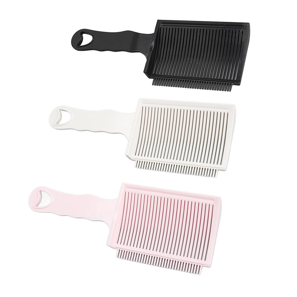 3pcs Fade Comb Professional Salon Barber Hair Cutting Clipper Comb Flat Top Comb Styling Tool for Men