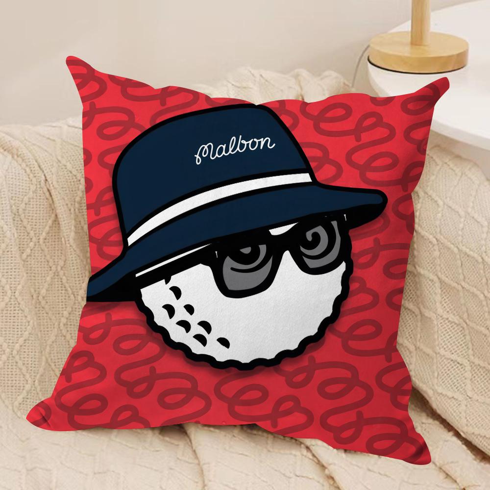 Luxury Fashion M-Malbon Golf Cushion Cover Pillowcase Ultra Soft Skin Friendly Fabric Cloud Like Comfort & Concealed Zipper