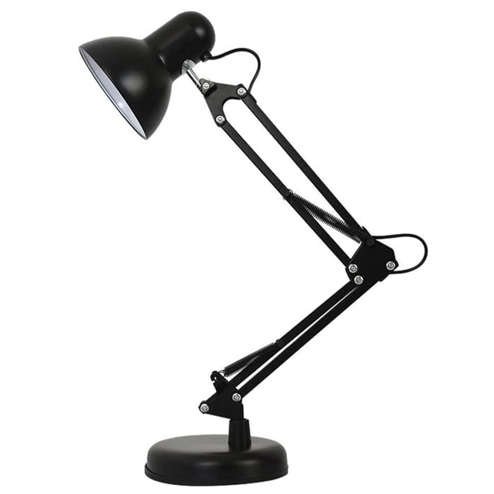 

Makilight Arm Lamp, Desk Lamp with 12W LED Bulb, E27 Base, 3 Color Temperature Settings, Eye-Friendly, Outlet-Powered, Adjustable Angle, Easy