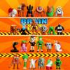 24pcs-96pcs/set Tung Tung Tung Sahur Ballerina Cappuccino Action Figure Brainrot Anime Tralalero Tralala Shark Model Toy Gift