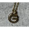 Used Givenchy logo gold necklace [289]