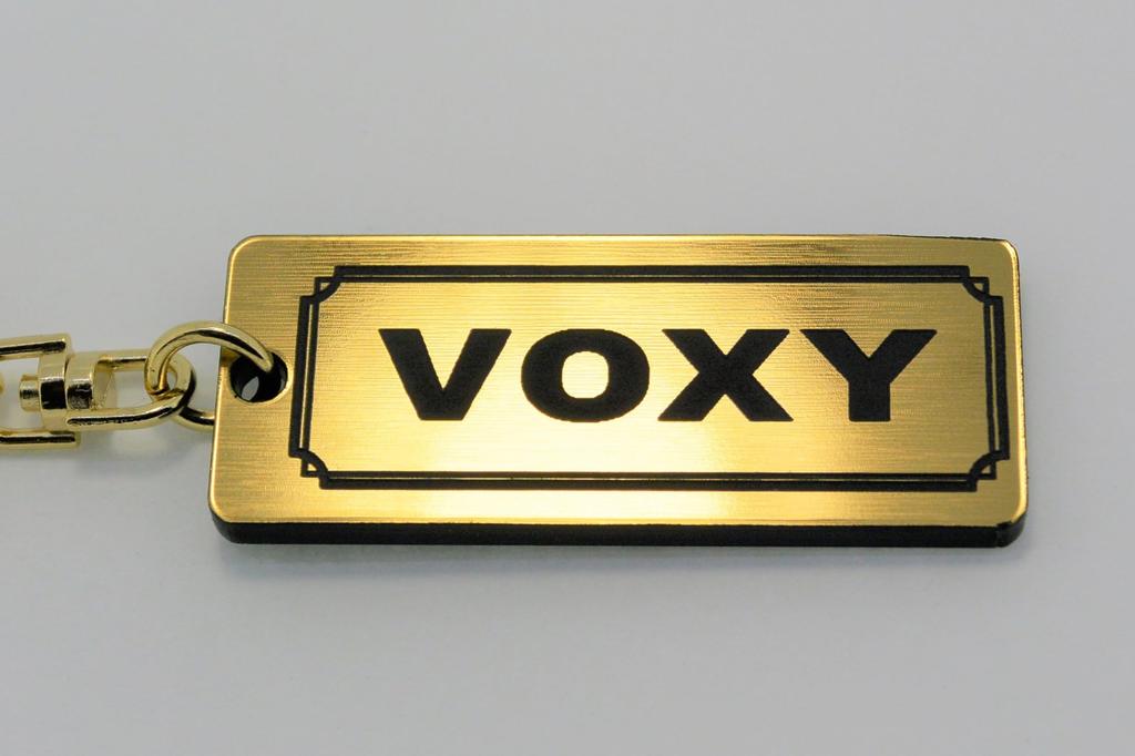 Voxy Gold Black Double Ring Acrylic Original Keychain 60 70 80 90 Early Late Model Parts Voxy A-438-1 & &