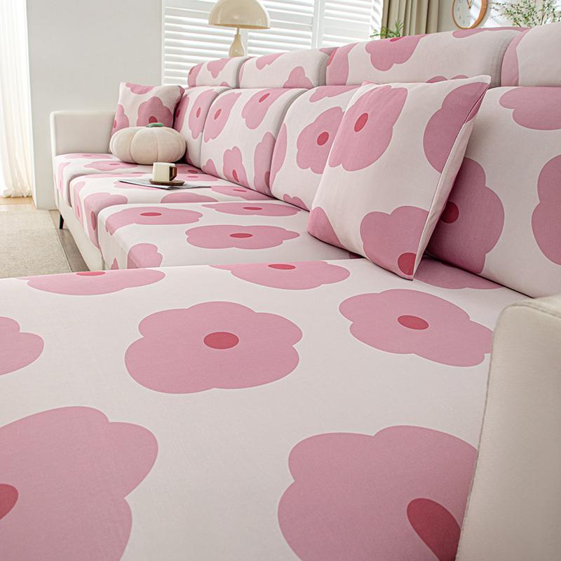 Flexible Chilly Feeling Sofa Seat Pad Cover Form Fitting Couch Protector Grippy Couch Cover Snuggly Launderable Sofa Protector