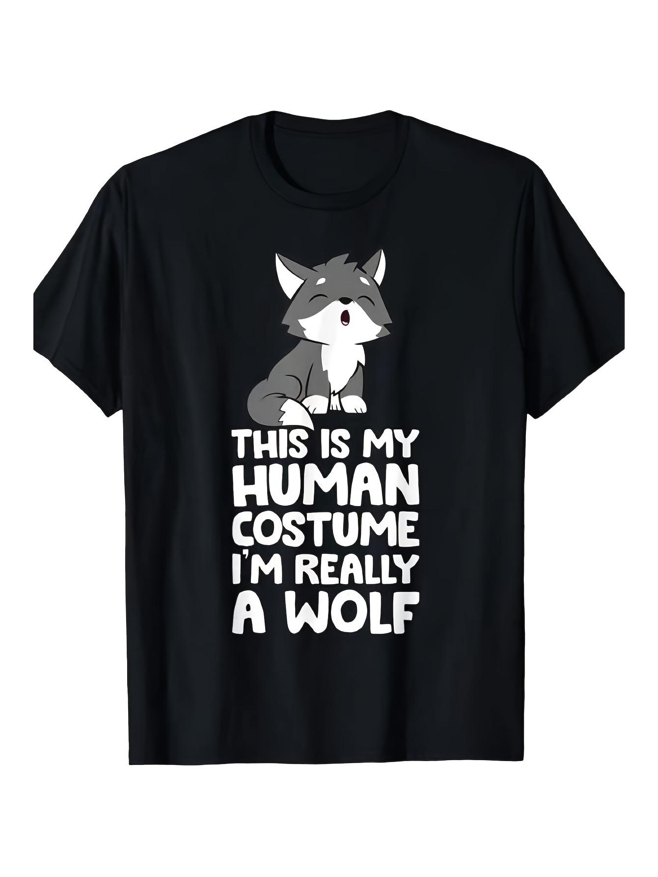 Top Pick Local Funny Wolf Costume TShirt for Men S