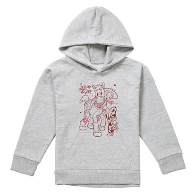 Toy Story 2 Childrens/Kids Jessie & Bullseye Outline Heather Pullover Hoodie