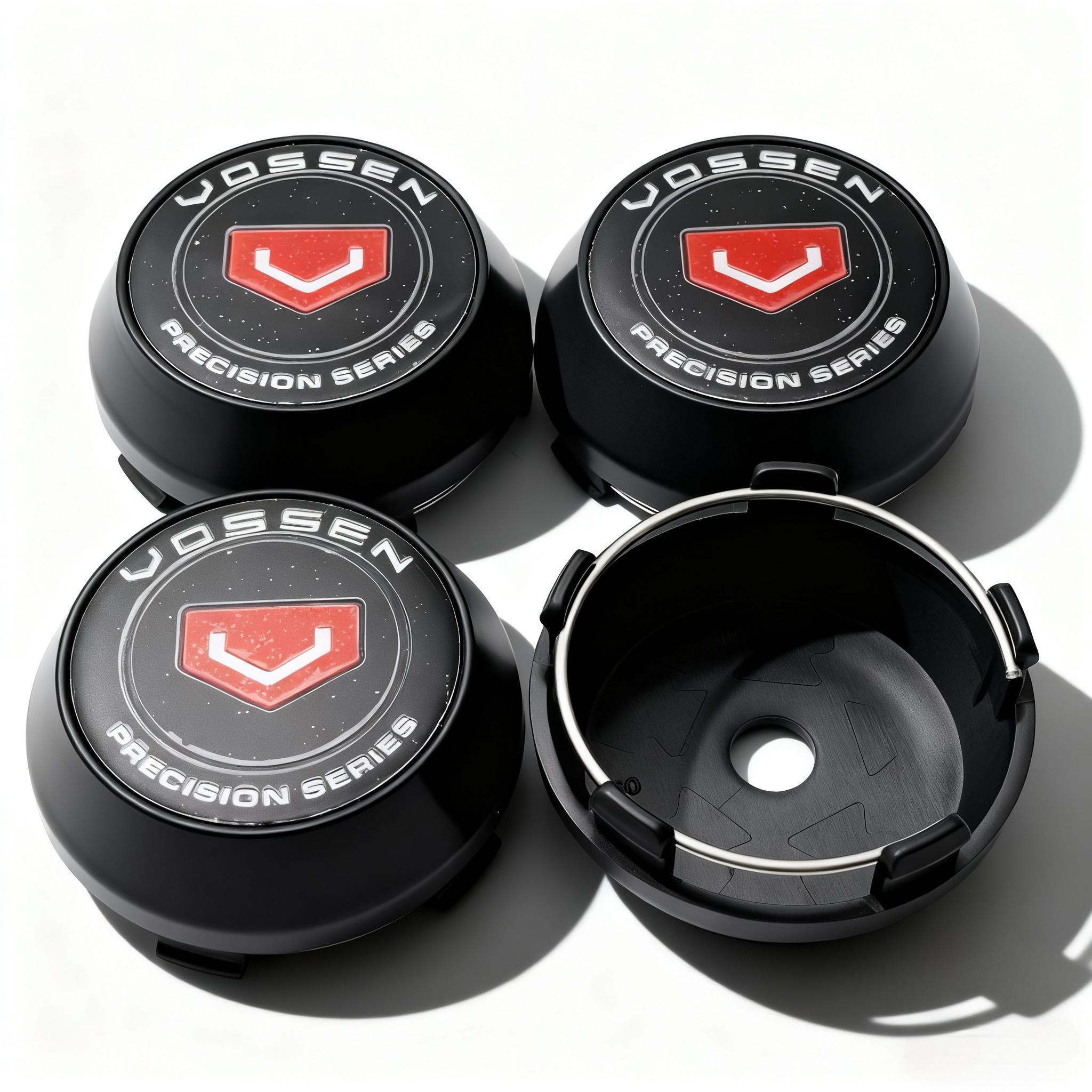 

4pcs Vossen Logo Emblem Car Wheel Center Caps 60MM 56MM Wheels Hub High Cap Rim Hubcaps Cover Precision Series Car Accessories Vossen Badge&4pcs High Caps