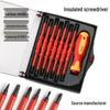 Multi-functional Insulated Electrician Screwdriver Set - Chrome Vanadium Steel