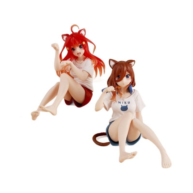 Exquisite Five Equal Parts Bride Home Wear Nino Miku Pvc Figurine For Anime Lovers