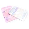 50Pcs 4 Styles Laser Packaging Bag Flat Cosmetic Bag Holographic Mini Bags