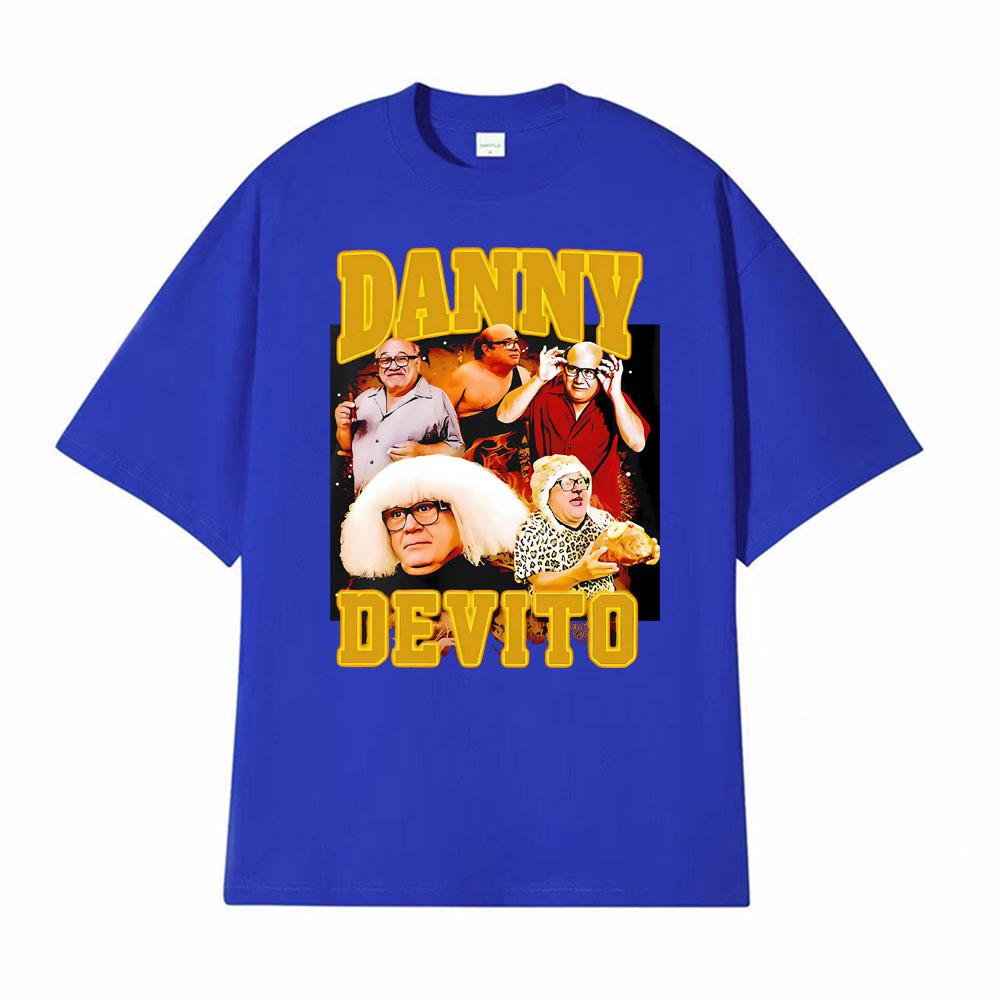 Trash Man Danny Devito Vintage Rap T Shirt High Quality Tshirts Unisex Short Sleeve Comfort Mens Clothing Tee Shirt Streetwear