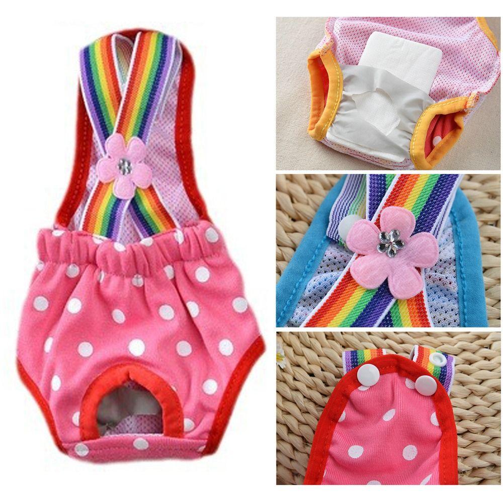 XS~XL Dog Physiological Pants Polyester Dog Menstrual Pants Breathable Puppy Underwear Briefs  Dog