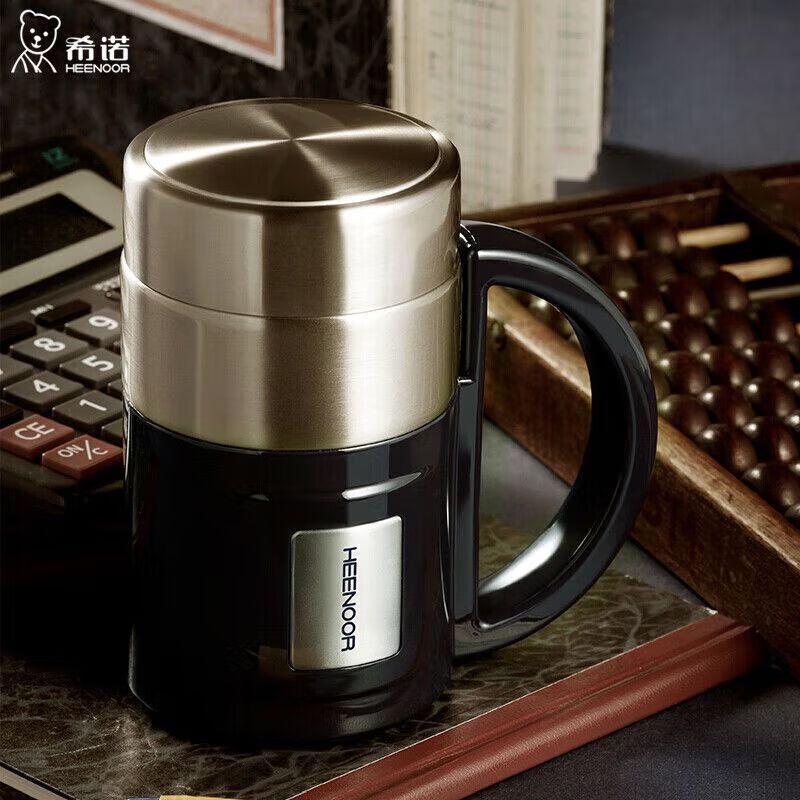 Heenoor 304 Stainless Steel Insulated Office Mug with Handle