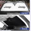 Per Jeep Parasole Parabrezza Auto Copertura Protezione UV Accessori Auto Per Jeep Grand Cherokee Wrangler JK Gladiator Compass Re