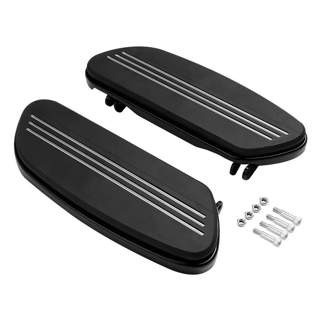 Motorcycle Driver Footboard Floorboard Kit For Harley Touring Street Glide Electra Road Glide 1986-2024