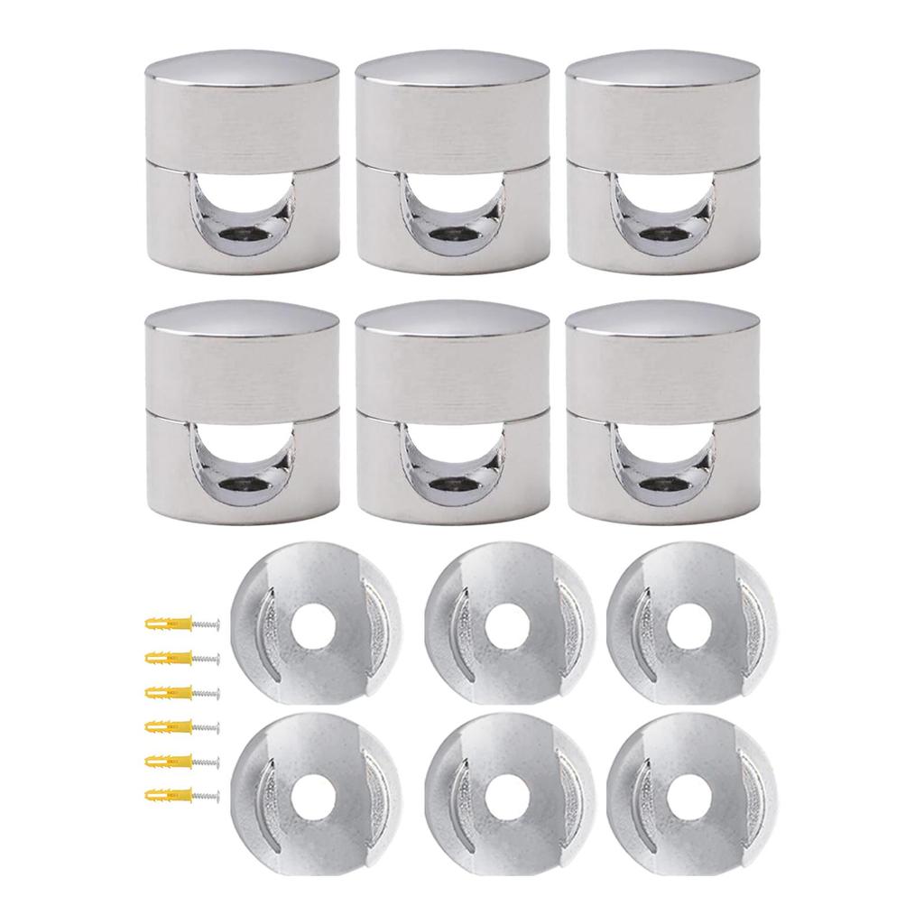 6 ks Moderní stropní háčky pro zavěšení světel Držák kabelu pro závěsné světlo DIY stropní lustr Snadno použitelný organizér kabelů
