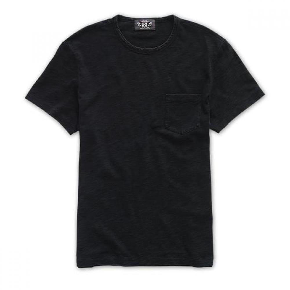 Rrl Indigo Jersey PockeT T shirT mnrrTsh1n820004001 S