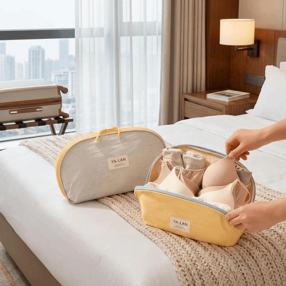 Portable Bra Storage Bag Close-fitting Intimate Clothes Bag Underwear Organizer Bag Travel Use