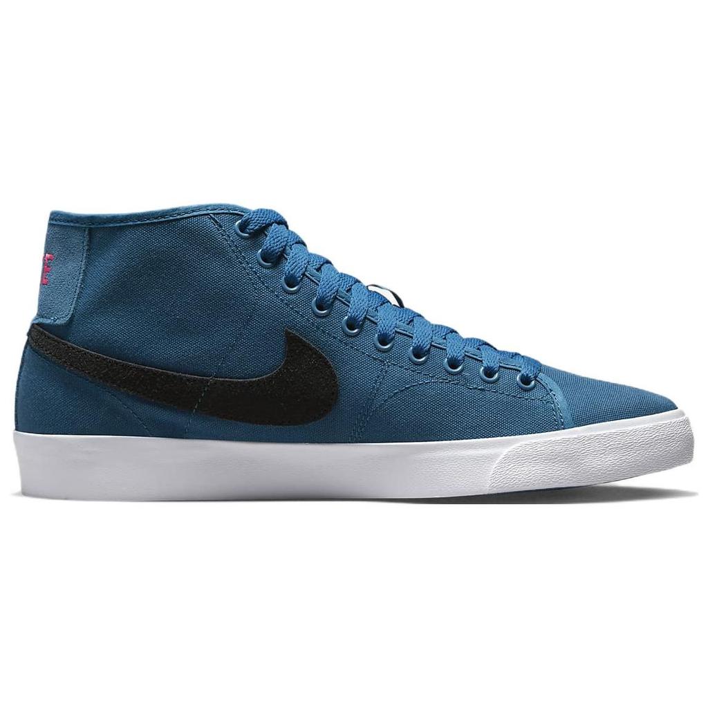 Nike Blazer Court Mid Premium SB Dunkelmarineblau Unisex Sneaker Schwarz FB1378-408
