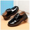 Scarpe nere in pelle da ragazzo - Suola morbida, Stile britannico, Antiscivolo, Perfette per la primavera e l'autunno