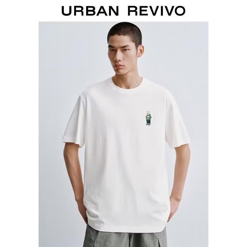 UR2026 Men s Fun Print Crew Neck T-Shirt XS