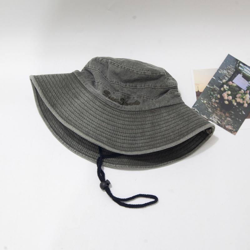 K359-Western cowboy hat female tourist camping fisherman hat summer sun visor hat outdoor sun fisherman hat male hat Adjustable зелёный