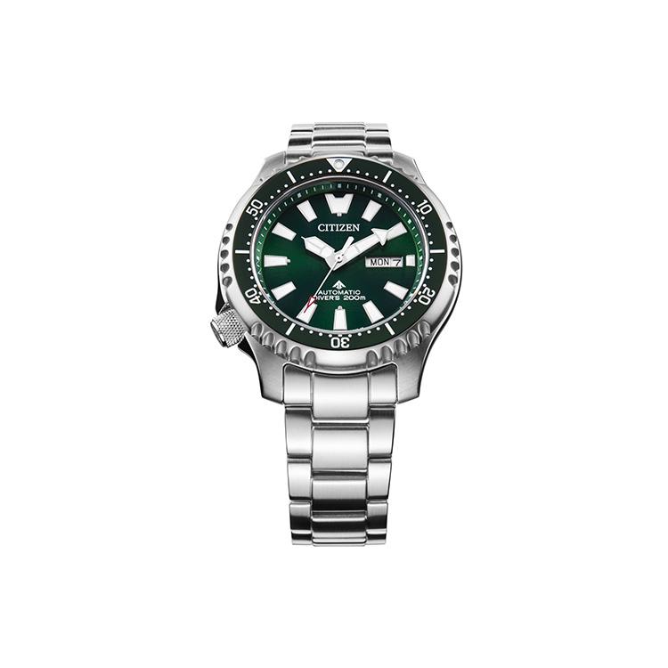 CITIZEN Ecology Drive Collection Mechanical Movement Stainless Steel Strap Watch Unisex Green Dial NY0131-81X