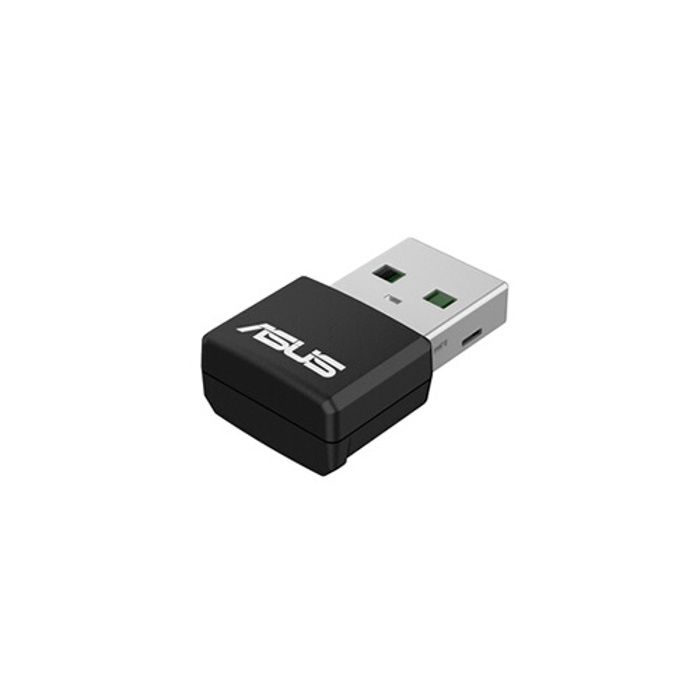 Clé wifi 6 asus usb-ax55 nano noir et argent