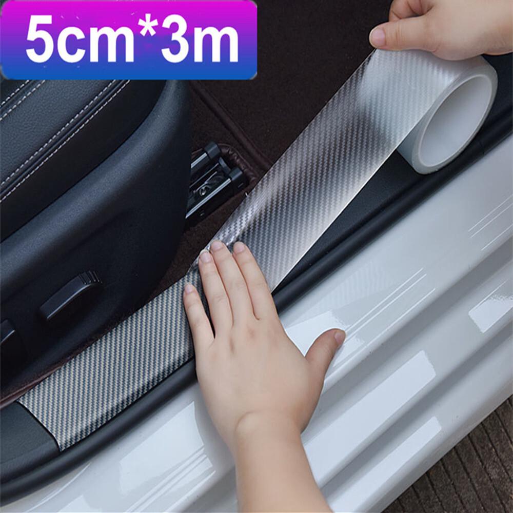 Car Door Anti Scratch Accessories Plate Sill Scuff Cover Decal Sticker Protector