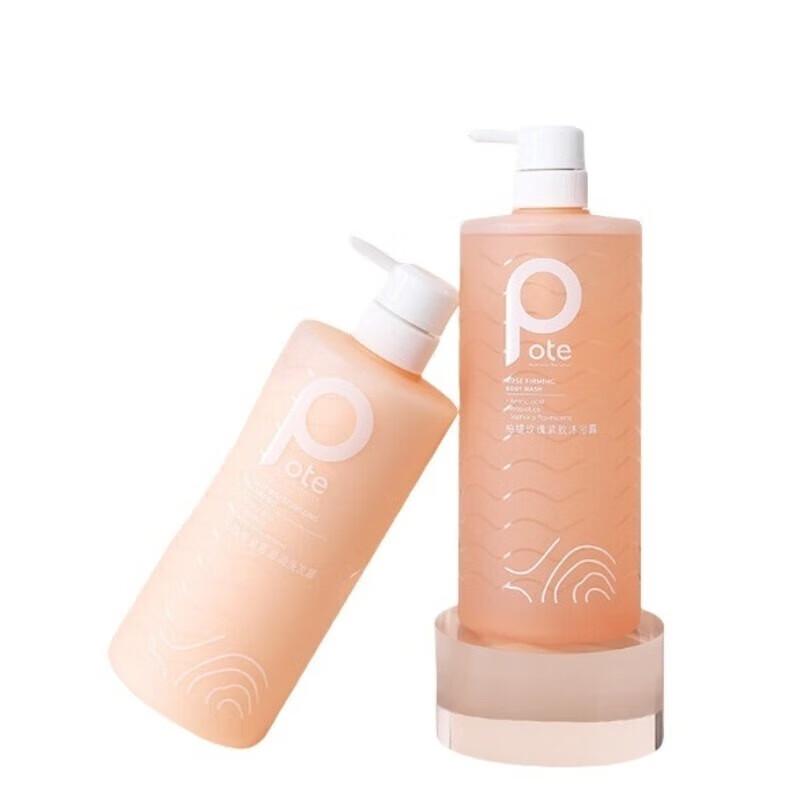 Pote Amino Acid Tulip Shampoo & Rose Body Wash Set