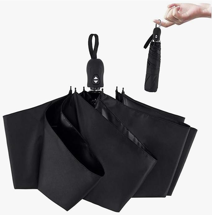 Parasol Składany Parasol Ochrona UV 100% Pełne Zacienienie Izolacja Cieplna Automatyczne Otwieranie i Zamykanie Jednym Przyciskiem