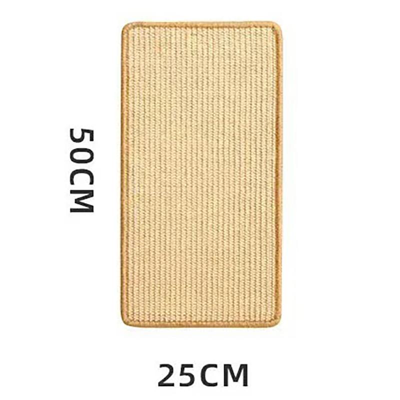 Natural Cat Scratching Mat Sisal Wear-resistant Integrated Pad Multi-stick Suitable for Wall Sofa Floor Protection Pad Pet Toy