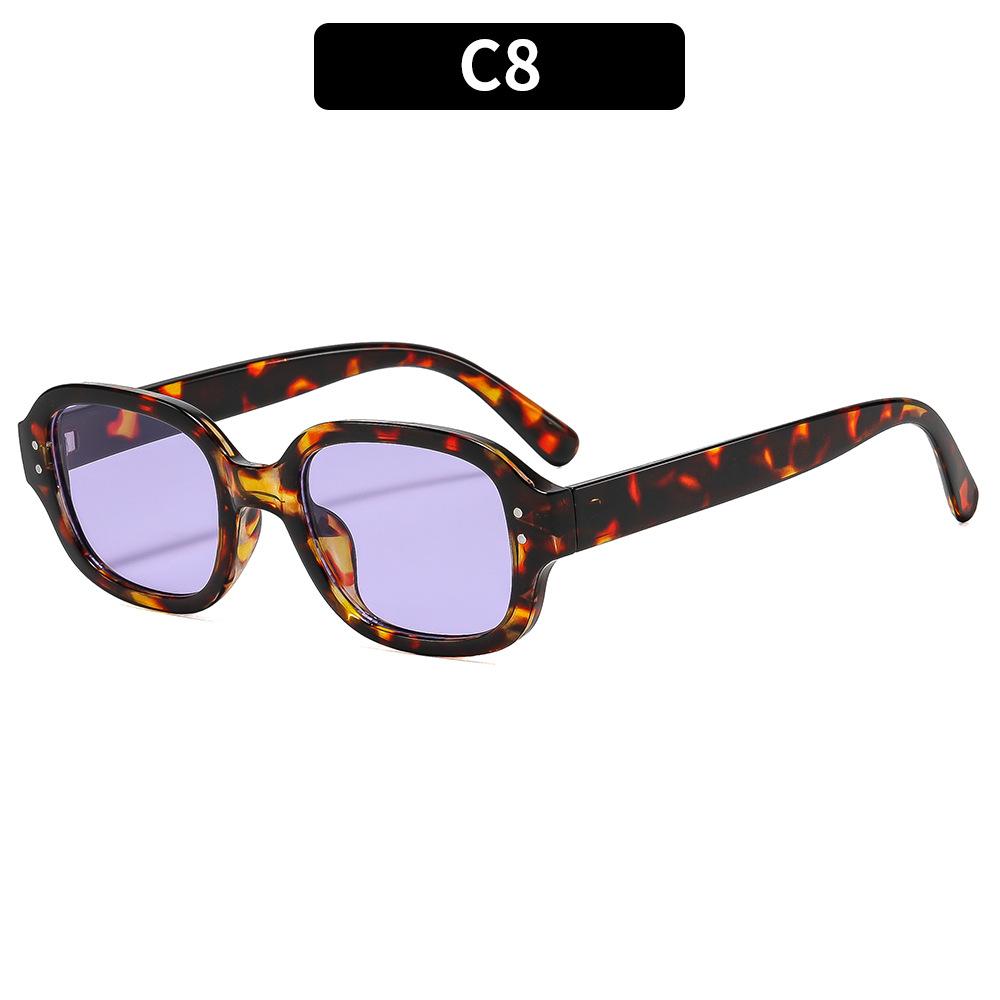 Trendy Vintage Design Women's Sunglasses UV400 Rectangle Frame Hot Selling Fashionable Brand Sun Glasses