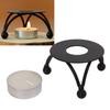 Wax Melting Furnace Retro   High Temperature Resistance Portable Tripod Wax Sealing Holder for Crafts