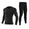 Men's & Kids' Quick-Dry Long Sleeve Sportswear Set for Spring & Autumn - Basketball & Football Fitness Base Layer