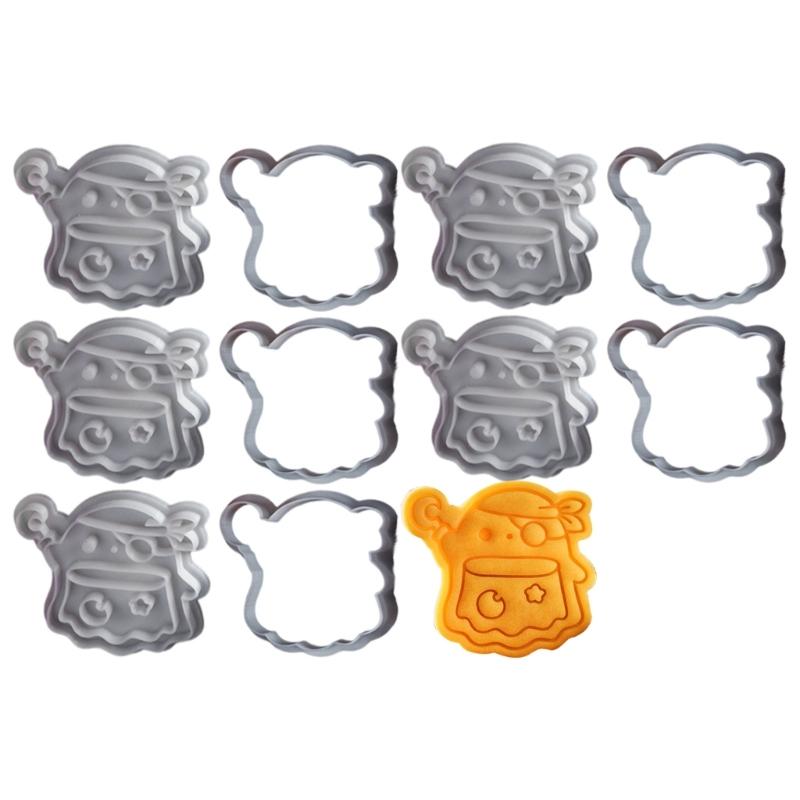 5 Set Biscuit Molds Baking Accessories Halloween Cookie Moulds Biscuit Molding Baking Supplies Suitable for Baking