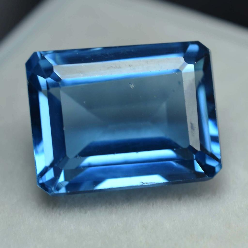 Natural Blue Sapphire Loose Gemstone 8.65 Ct Emerald Cut September Birthstone for Gem Collections