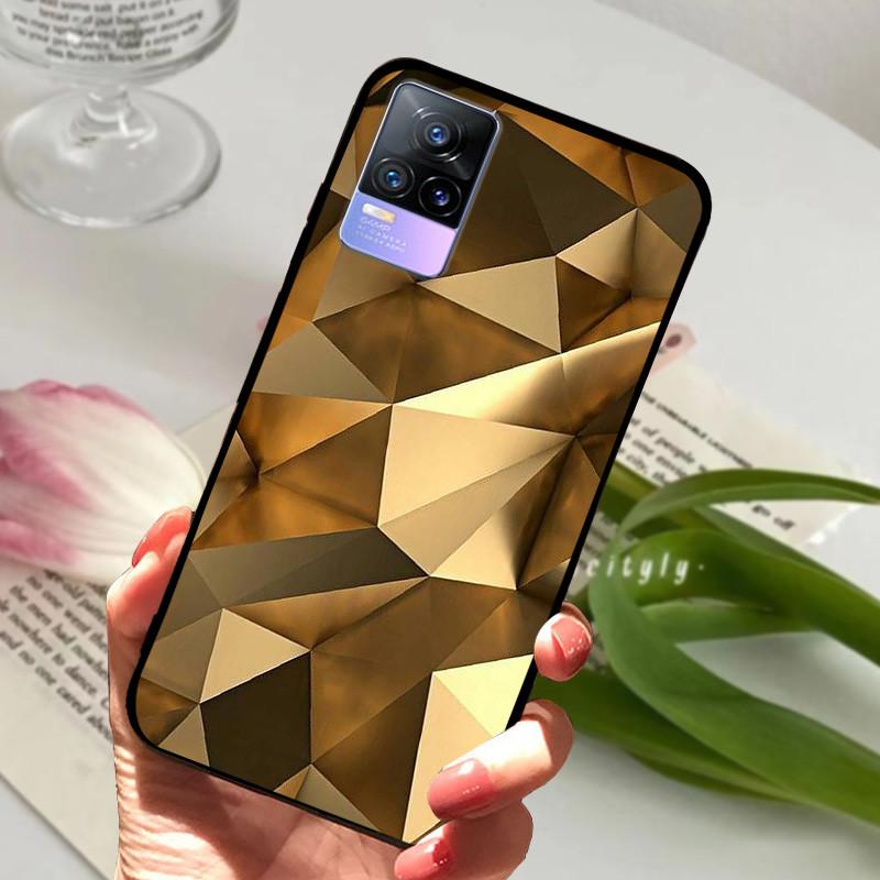 For Vivo V21e Case V 21e V2061 V2055 Soft TPU Phone Protective Fundas Cover For Vivo V21 V 21 4G 5G Shockproof Bumper Shells