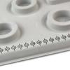 Organizer Tray Resin DIY Necklace Tool Measuring Tool Gray Flocked Bead Board Jewelry Design Tool