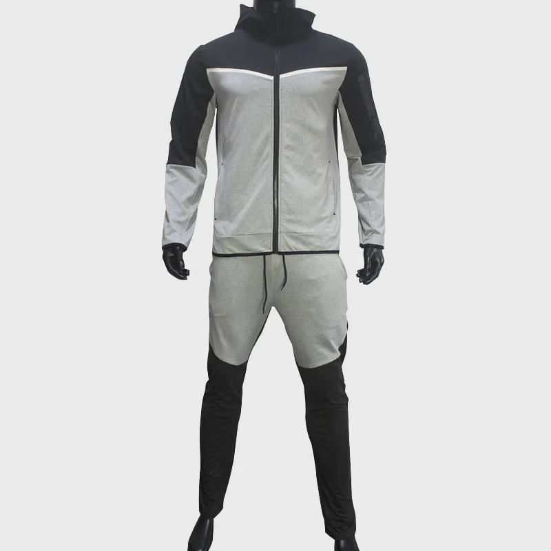 European Men's Spring/Autumn Trendy Jogging Suits - Two-Piece Sweatshirt Set