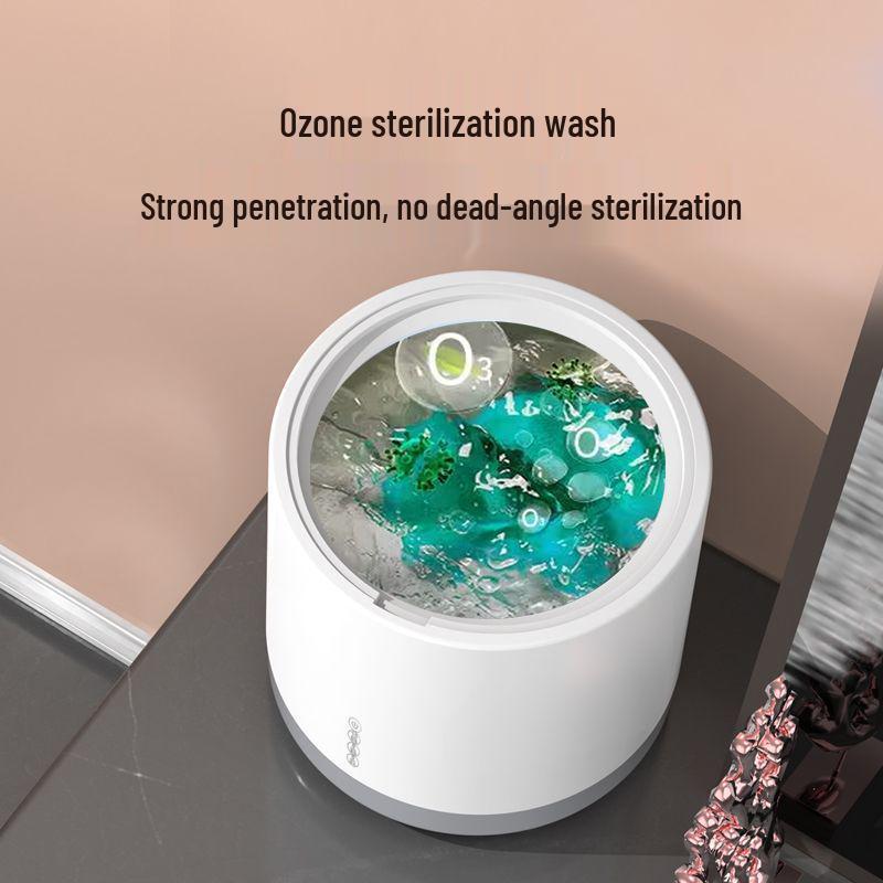 Compact Semi-Automatic Wash & Dry Combo for Baby Clothes, Underwear & Socks - Portable Dorm Laundry Solution