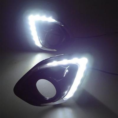Mitsubishi ASX 13-15 için 2 Adet LED Gündüz Sürüş Lambası Sis Lambası Kapağı