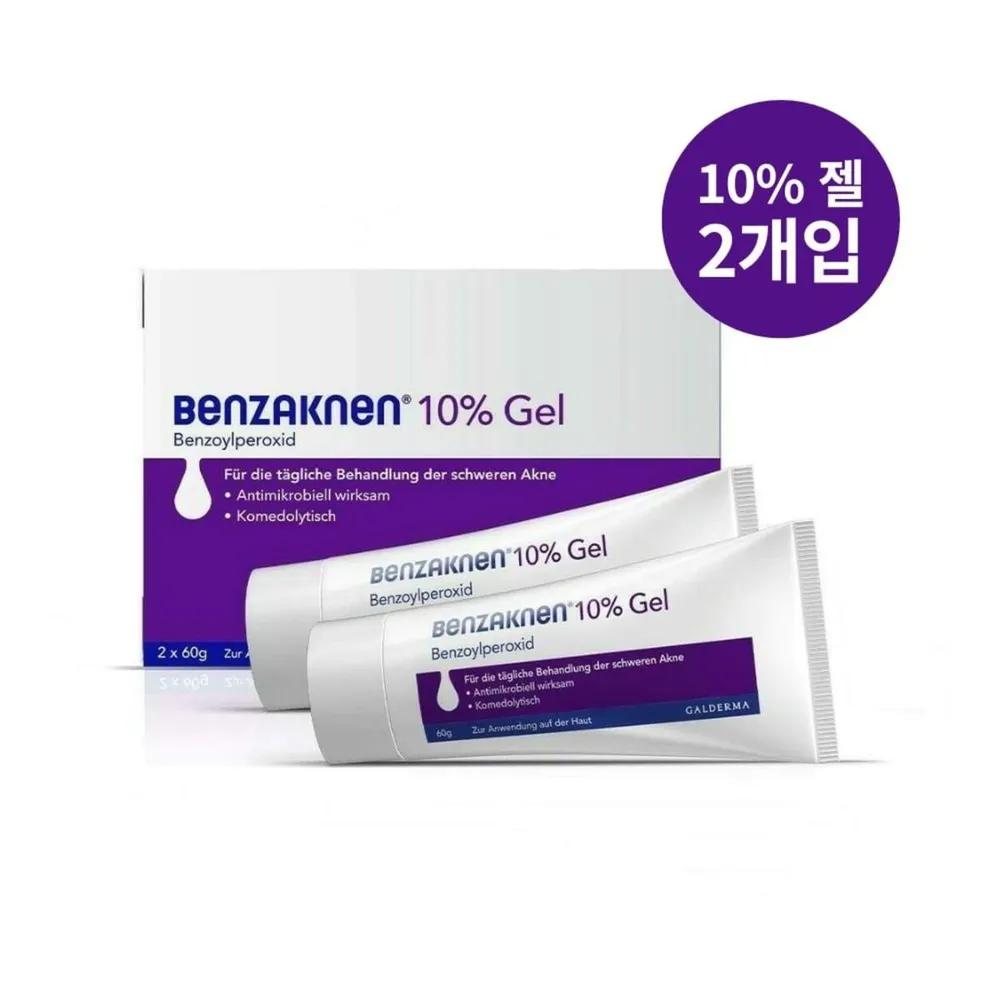 Немецкий Бензакнен 10% Гель 60г x2 Упаковка Уход за проблемной кожей Panoxil Benzaknen 10%