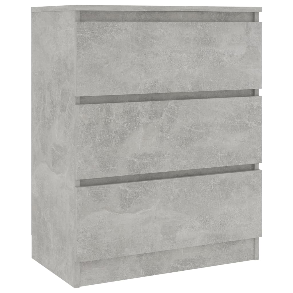 Sideboard Concrete Grey 60 x 35 x 76 cm Particleboard
