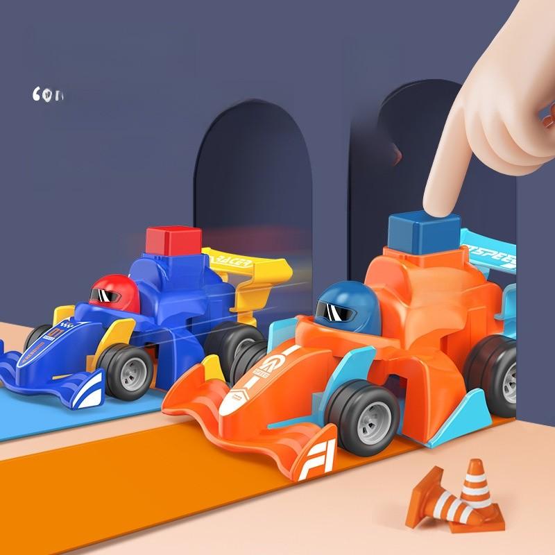 Childrens Inertial Race Go Kart Toy For Kids Age 3 To 6 Developing Handeye Coordination