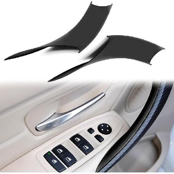2PCS Door Handle Covers Left Front and Right Front Compatible with BMW 320, 328, 330, 335, M3 2012-2018 & BMW 428, 435, M4 2014-2017(Black)