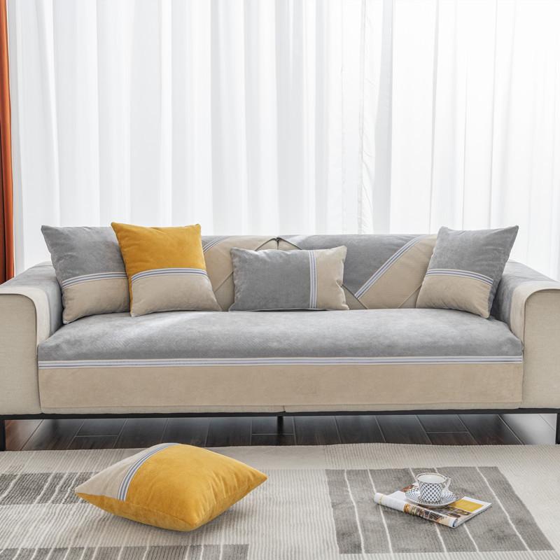 All-Season Non-Slip Waterproof Sofa Cover: Anti-Cat Scratch, Non-Sticky Fabric, Full Coverage
