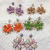 Spring Dopamine Resort Style Sunflower Earrings - Fresh, Colorful, Woven Accessories for a Personal Touch