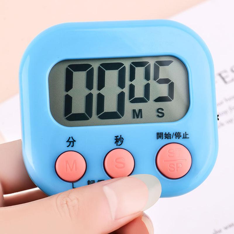 Household Digital Kitchen Timer LCD Stopwatch LCD For Cooking Baking Study Visual Timer With Alarm Electronic Timer Handy New3
